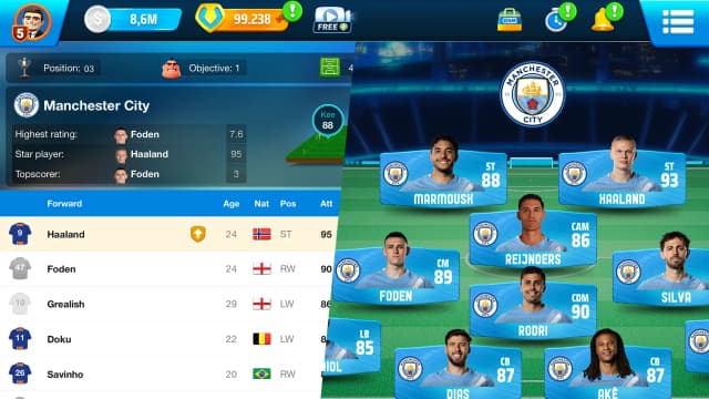 OSM 25/26 Soccer Manager Game screenshot
