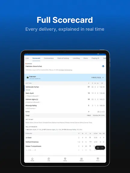 ESPNCricinfo screenshot