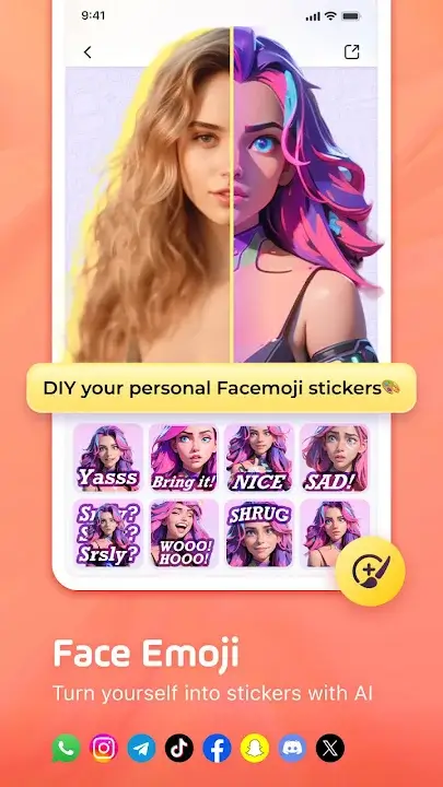 Facemoji Keyboard screenshot