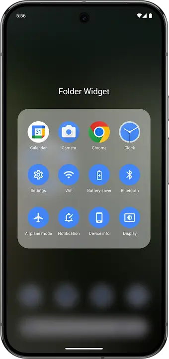 Folder Widget screenshot