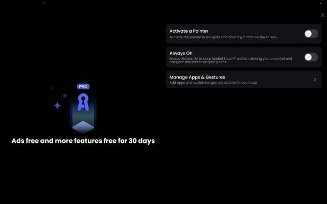 Spatial Touch screenshot